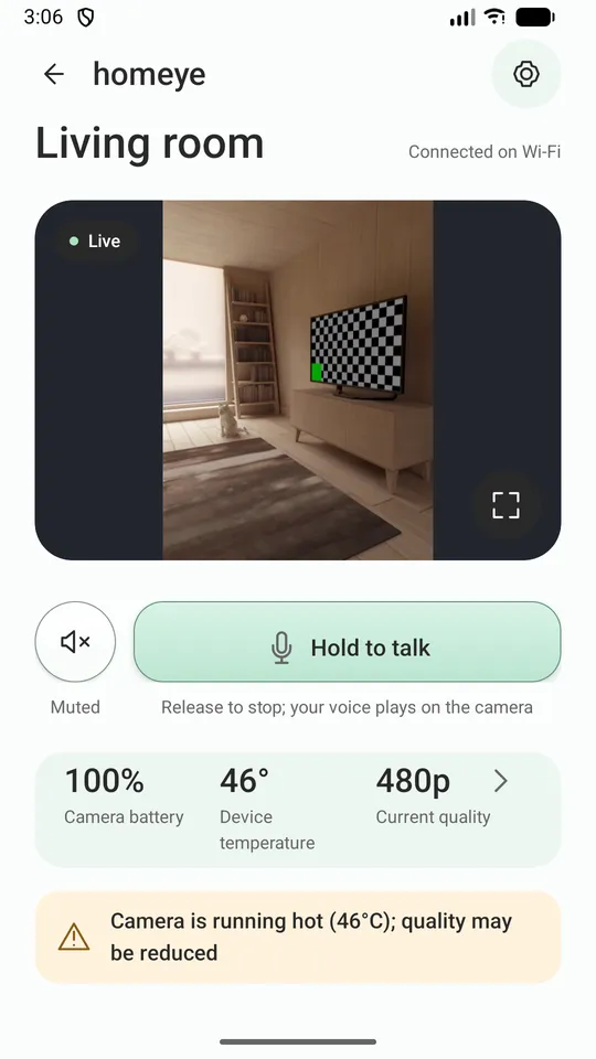 Homeye: Old Phone Security Cam